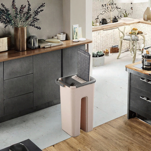 Bán Buôn Thân Thiện Với Môi <span class=keywords><strong>360</strong></span> Xoay Sợi Nhỏ Sàn Lau Thép Cực Xoay Xử Lý Mở Rộng Xử Lý 2.5L Công Suất 2 Mopheads - Product Image 4