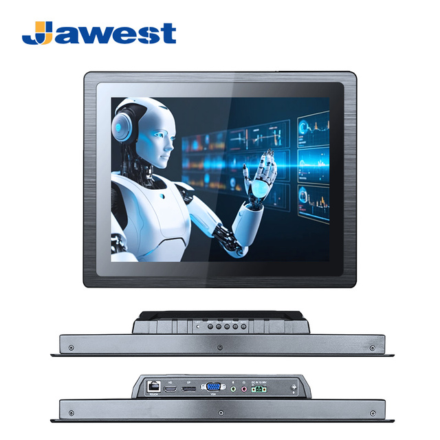 OEM High Brightness Waterproof IP65 IPS LCD Display Screen 4:3 Aspect Serial for HDM-I AV Industrial Monitor Harsh Environments