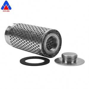 Gas and Liquid Network Stainless Steel 304 <b>Filter</b> Cartridge Bottom Opening Customize Wire Mesh <b>Filter</b> element - Product Image 5
