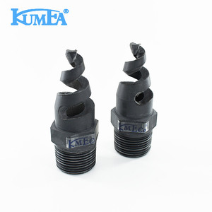 KUMEA MSP 1/2 "PP boquilla espiral de cono completo boquillas de pulverización helicoidal refrigeración por pulverización de Torre