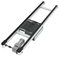 Unité de levage et de transfert de palettes avec convoyeur à courroie synchrone, module de levage motorisé pour système de ligne d'assemblage automatisée