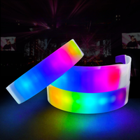 2025 nuevo 15 colores RGB que cambian LED resplandor diadema Control remoto iluminar sombreros para Navidad Night Club Festival publicidad