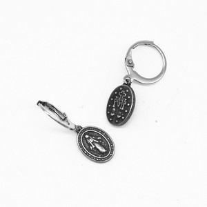 Yunnique – boucles d'oreilles tibétaines en argent, design animal, en acier inoxydable, bijoux unisexes à la mode - Product Image 5