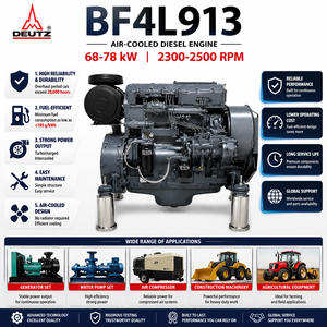 Moteur diesel refroidi par <span class=keywords><strong>air</strong></span> Deutz série 913 68kw-78kw BF4L913, ensemble 4 cylindres pour générateur, <span class=keywords><strong>pompe</strong></span> <span class=keywords><strong>à</strong></span> eau, machines agricoles - Product Image 2