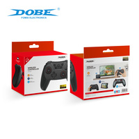 DOBE, suministro directo de fábrica, controlador inalámbrico BlueTooth con vibración de motor dual para Nintendo Switch, accesorios de juego de PC