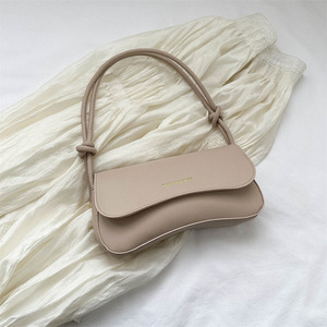 Bolsa Francesa Vintage de Cor Sólida 2024 Twinkle, Bolsa de Ombro Minimalista Pequena e Quadrada - Product Image 3