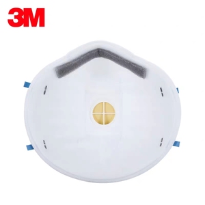 Perlengkapan keselamatan Respirator pelindung setengah wajah sekali pakai dengan katup Ce En149 Ffp2 8822CN, 10 buah/kotak - Product Image 2