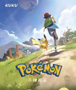 Aimant de réfrigérateur YZ Retail Fun Art Quality 3D Printing Happy Note, décoration gonflable ultra premium Pokemoned Bouncer, boîte cadeau - Product Image 4