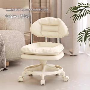 Taburete <span class=keywords><strong>de</strong></span> Costura con Ruedas Universales, Taburete Bajo para Cambiar Zapatos, Moderno, <span class=keywords><strong>de</strong></span> Plástico, Silencioso, Móvil, Pequeño, para el Hogar, para Niños - Product Image 3