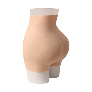 Taille haute 3 cm fesses et hanches Silicone ascenseur culotte ouvert entrejambe Style femmes fesse Push up Crossdress <span class=keywords><strong>Lingerie</strong></span> - Product Image 4
