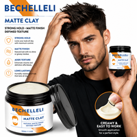 Cire coiffante mate pour hommes OEM, tenue forte, effet texturisant, look naturel, volume accru, pâte coiffante pour hommes