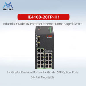 Commutateurs Ethernet industriels Gigabit H3C série IE4100 sur rail DIN, IP41, avec fonctions logicielles riches, commutateurs industriels gérés - Product Image 1