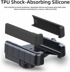 Soporte Universal Antivibraciones para Teléfono Móvil, Ajustable al Manillar, para Motocicleta, Scooter y Bicicleta de Montaña - Product Image 6