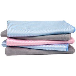 Chiffon de nettoyage en microfibre pour vitres, épaissi, anti-rayures, élimination des taches d'eau, multifonctionnel pour surfaces en verre, rectangulaire, aléatoire - Product Image 2