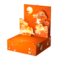 Boîte cadeau personnalisée en carton au fini mat, emballage de bougie de thé d'entreprise en vrac avec logo original, impression UV, type de dossier