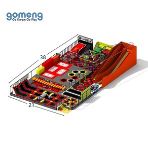 Equipo de fitness de Interior de estilo personalizado Parque de trampolín de interior comercial para saltar y parques infantiles - Product Image 4