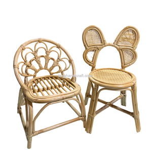 Silla Infantil de Ratán Hecha a Mano al por Mayor para Fiestas de Cumpleaños, Muebles Infantiles de Mimbre Natural Ecológicos - Product Image 3