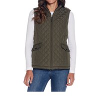 Gilet sans manches en polaire isolant et chaud pour femme CONMR, matelassé, couche intermédiaire chaude pour l'extérieur, pour la randonnée et le trekking, le camping