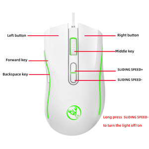 <span class=keywords><strong>Souris</strong></span> de jeu professionnelle 6400 DPI filaire 6 boutons LED optique USB <span class=keywords><strong>souris</strong></span> de jeu d'ordinateur <span class=keywords><strong>souris</strong></span> de jeu pour PC ordinateur <span class=keywords><strong>Gamer</strong></span> - Product Image 3