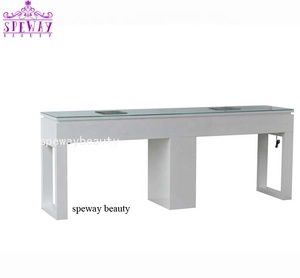 Nueva <span class=keywords><strong>mesa</strong></span> de uñas de salón de 2 plazas moderna europea - Product Image 5