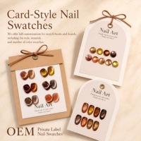 Livre de nuanciers de vernis à ongles en gros, présentoir en acrylique, fournitures pour ongles, pour gel UV, logo personnalisé, nuancier professionnel pour salons