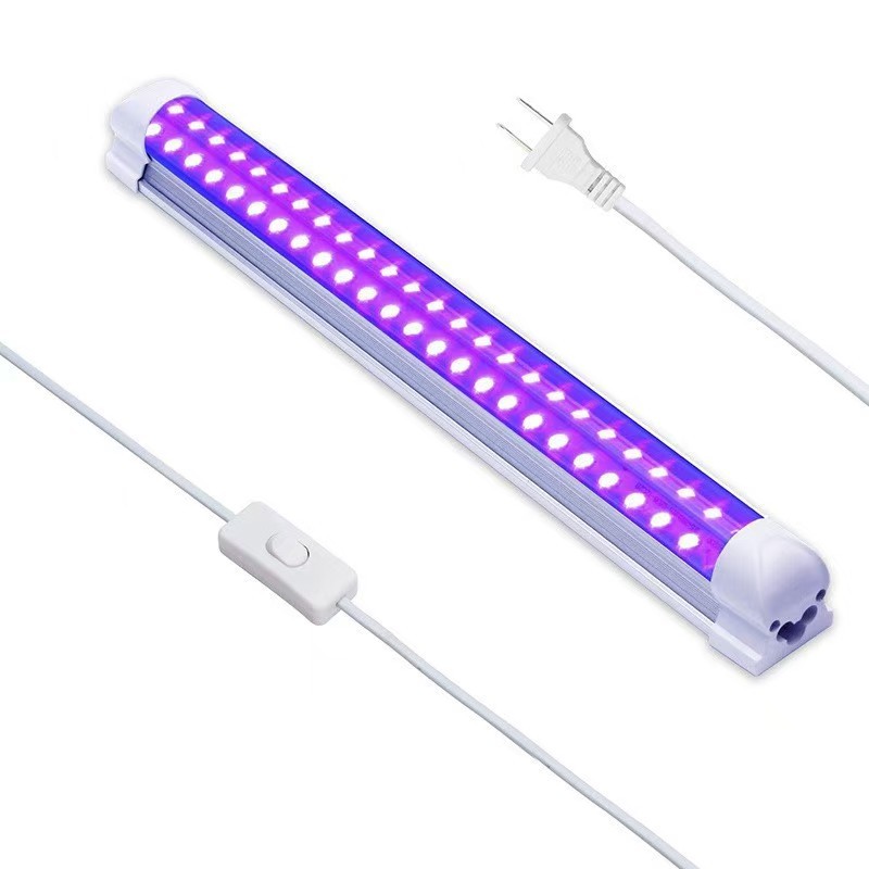 Integrated LED T8 UVA 405nm Lamps Clear-for Printing Plate Exposure Nail Drying Finished Curing UV Machine Grow Light