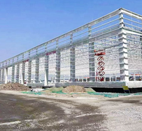Maison modulaire préfabriquée extensible, structure en acier léger, design industriel pour bureau, entrepôt et atelier