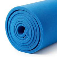 Feuille de mousse de silicone à cellules ouvertes SHB-20-10, densité 200 kg/m³, épaisseur 10 mm, bleue, pour table de presse à chaud et repassage, fabriquée en Chine