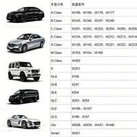 Sakelar Pengangkat Kaca Kualitas OEM Baru Wilson, Tombol Kontrol Hitam Pengganti 2229052004 untuk Mercedes-Benz W222 S350 S400 S450