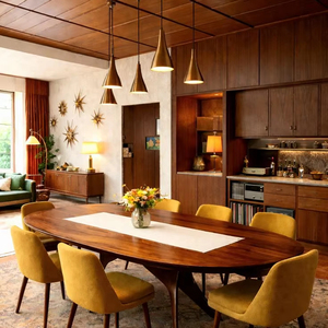 Mobili da <span class=keywords><strong>Cucina</strong></span> Vermonhouzz Wabi-sabi in Legno Scuro con Finitura Noce Profondo, <span class=keywords><strong>Cucina</strong></span> Modulare Minimalista per una Casa <span class=keywords><strong>Zen</strong></span> e Accogliente - Product Image 1