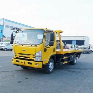 1SUZU KV100 <b>Flatbed</b> Wrecker Tow <b>Truck</b> with Rear Underlift 1-to-2 Towing Vehicle for Reliable Roadside Rescue Service - Product Image 2