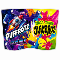 Sacs en plastique refermables à fermeture éclair imprimés par gravure, anti-odeur, à fond plat, 3.5G 7G 14G, pour tabac, 2-en-1, sacs Mylar Cali – Vente chaude
