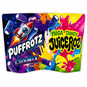 Bolsas de Plástico con Cierre Hermético, Impresión por Grabado, a Prueba de Olores, Bolsas Doypack de 3.5G, 7G, 14G para Tabaco, 2 en 1, Bolsas Mylar Cali - Product Image 3