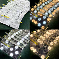 Modules LED à température de couleur réglable 24V 8 LED, chaîne de blocs LED pour rétroéclairage de signalétique, projet d'éclairage commercial