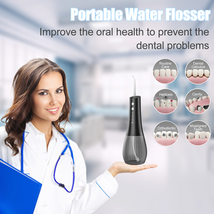 Irrigatore dentale senza fili portatile acqua ricaricabile IPX7 impermeabile <span class=keywords><strong>Mini</strong></span> irrigatore orale con serbatoio acqua 500ml - Product Image 2