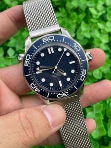 Reloj Deportivo Mecánico de Alta Calidad al por Mayor, Sumergible 300m, Cristal de Zafiro, Cronógrafo, Fecha Automática, Movimiento 8806, Caja de Titanio, Correa Tang - Product Image 2