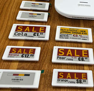 Etiquetas electrónicas de precio digitales ESL de 2.13 pulgadas al por mayor para supermercados - Product Image 1