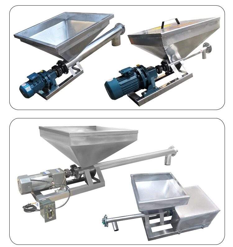 Screw Type Testing Machine Screw Feeder Horizontal Conveyor for Granules, Color Masterbatch ...