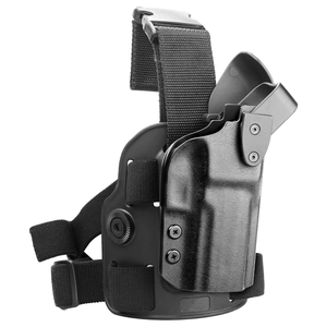 Holster Kydex pour jambe avec dégagement rapide par pouce et protection de rétention sécurisée - Product Image 1