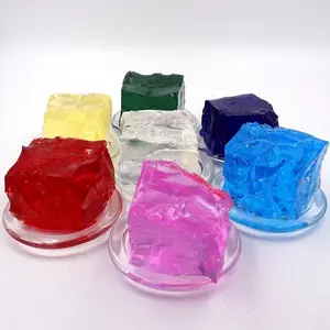 Shaobeauty bougie parfumée à la cire de gelée colorée matière première bougie en cristal bricolage cire de gelée douce 1kg