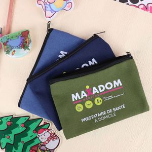 Luxury Fashion Mini Zippered Coin Pouch Customized Pattern Canvas Key Ring <b>Purses</b> <b>Small</b> Travel Cosmetic Bag Money Storage - Product Image 3