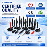 Connecteurs de branche de type T PV 1000V/1500V 50A 1/2/3/4/5 parallèles IP67 en cuivre étamé pour système solaire