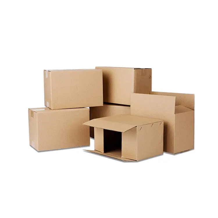 गर्म बिक्री पुनर्नवीनीकरण नालीदार कागज पैकेजिंग गत्ते का डिब्बा बॉक्स कस्टम आकार ब्राउन शिपिंग चलती बॉक्स