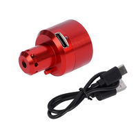 AETRONIX Cal.24.5 Viseur laser rouge court pour la chasse aux cibles de terrain, avec viseur holographique magnétique.