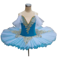 Costume de danse professionnel de ballet, tutu classique de ballerine, tutu de danse pour enfant, fille, adulte, princesse, robe de danse de ballet