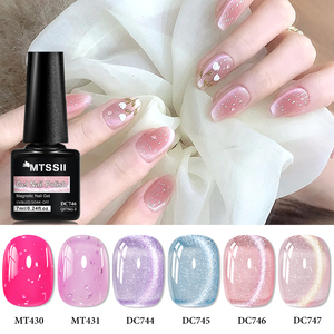 ชุดเจลทาเล็บแม่เหล็ก <span class=keywords><strong>MTSSII</strong></span> 6 สี 7 มล. สำหรับมืออาชีพ เจลทาเล็บแบบลูกแก้วแมวตาใส ชุดอุปกรณ์ทำเล็บเจลใส - Product Image 2