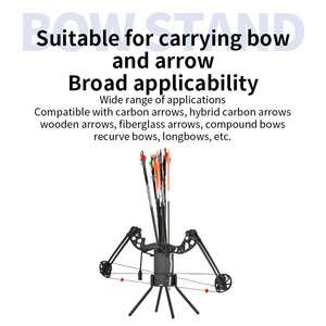 Support de tir à l'arc SPG pour arc à poulies et arc classique, support pliable en métal pour accessoires de tir intérieur et extérieur - Product Image 5