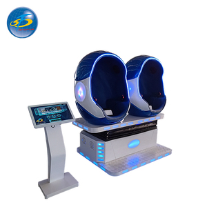 El Parque de Atracciones monta 2 asientos VR Egg Cinema 9D Silla de realidad virtual Simulador de cine - Product Image 4