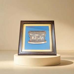 Placas de Premio Comerciales Grabadas en 3D de Bronce Personalizadas, Artesanías Metálicas Estándar para Guerreros con Cajas Conmemorativas para Placas - Product Image 4