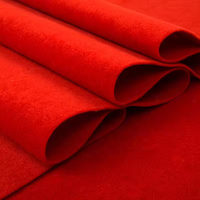 Tapis d'extérieur bleu 100 % polyester 1-10 mm, tapis d'exposition uni, antidérapant, respirant, écologique, feutre aiguilleté